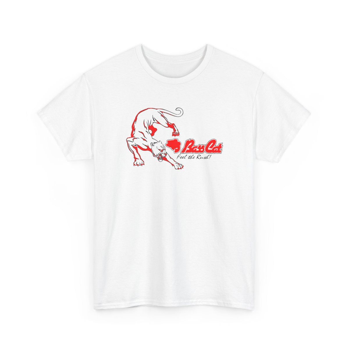 New Bass Cat Logo Unisex funny T Shirt USA size S - 5XL