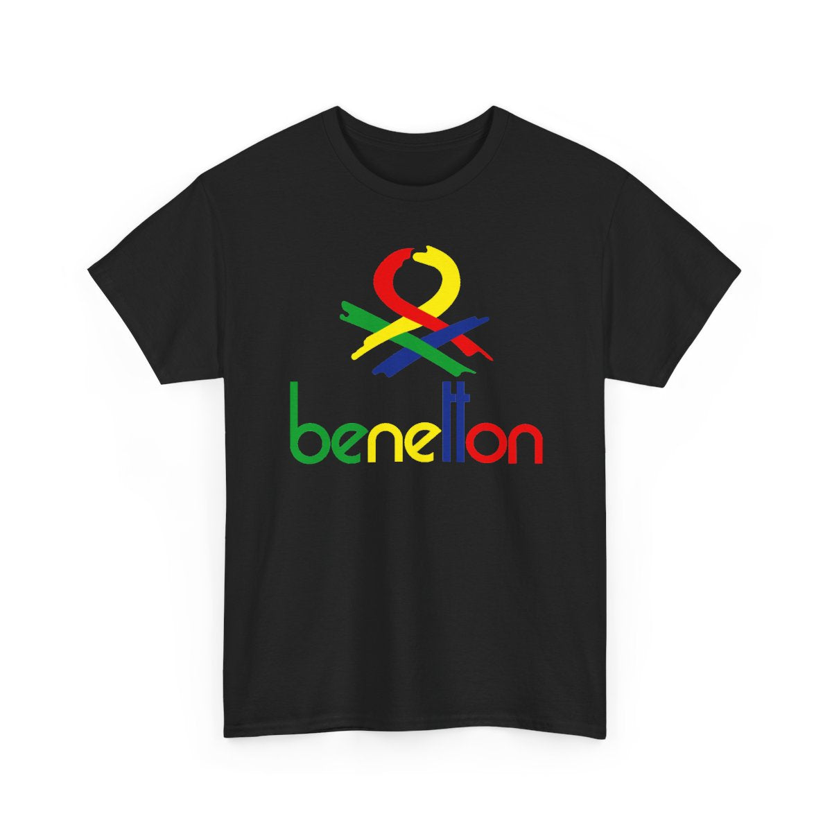 New Benetton Classic Logo Unisex funny T Shirt USA size S - 5XL