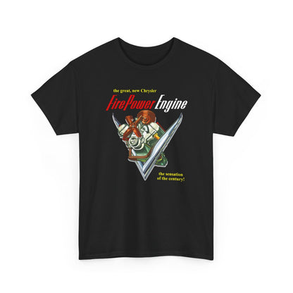 New Chrysler Firepower Logo Unisex funny T Shirt USA size S - 5XL