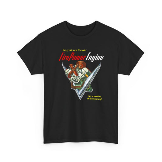 New Chrysler Firepower Logo Unisex funny T Shirt USA size S - 5XL