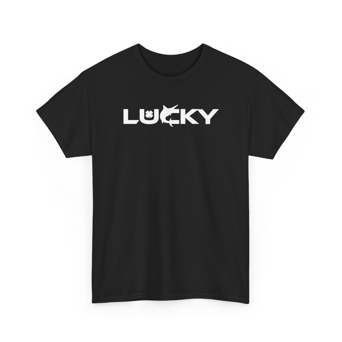 New FISHING LUCKY Logo Unisex funny T Shirt USA size S - 5XL