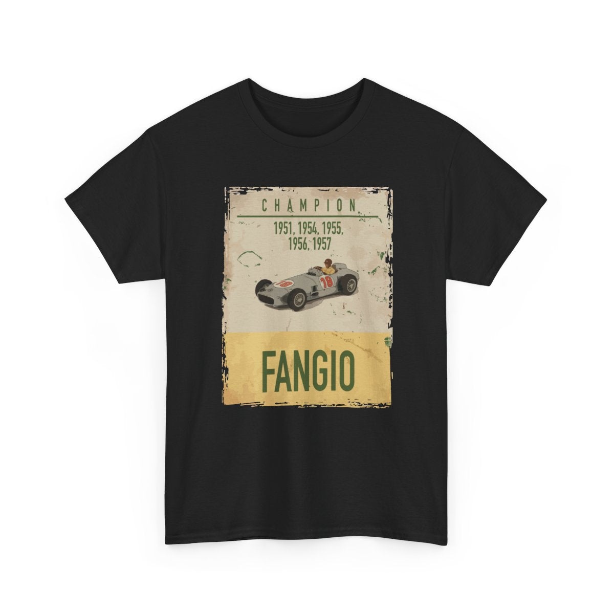 New Fangio Drivers Logo Unisex funny T Shirt USA size S - 5XL