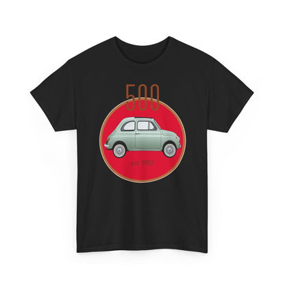 New Fiat 500 Logo Unisex funny T Shirt USA size S - 5XL