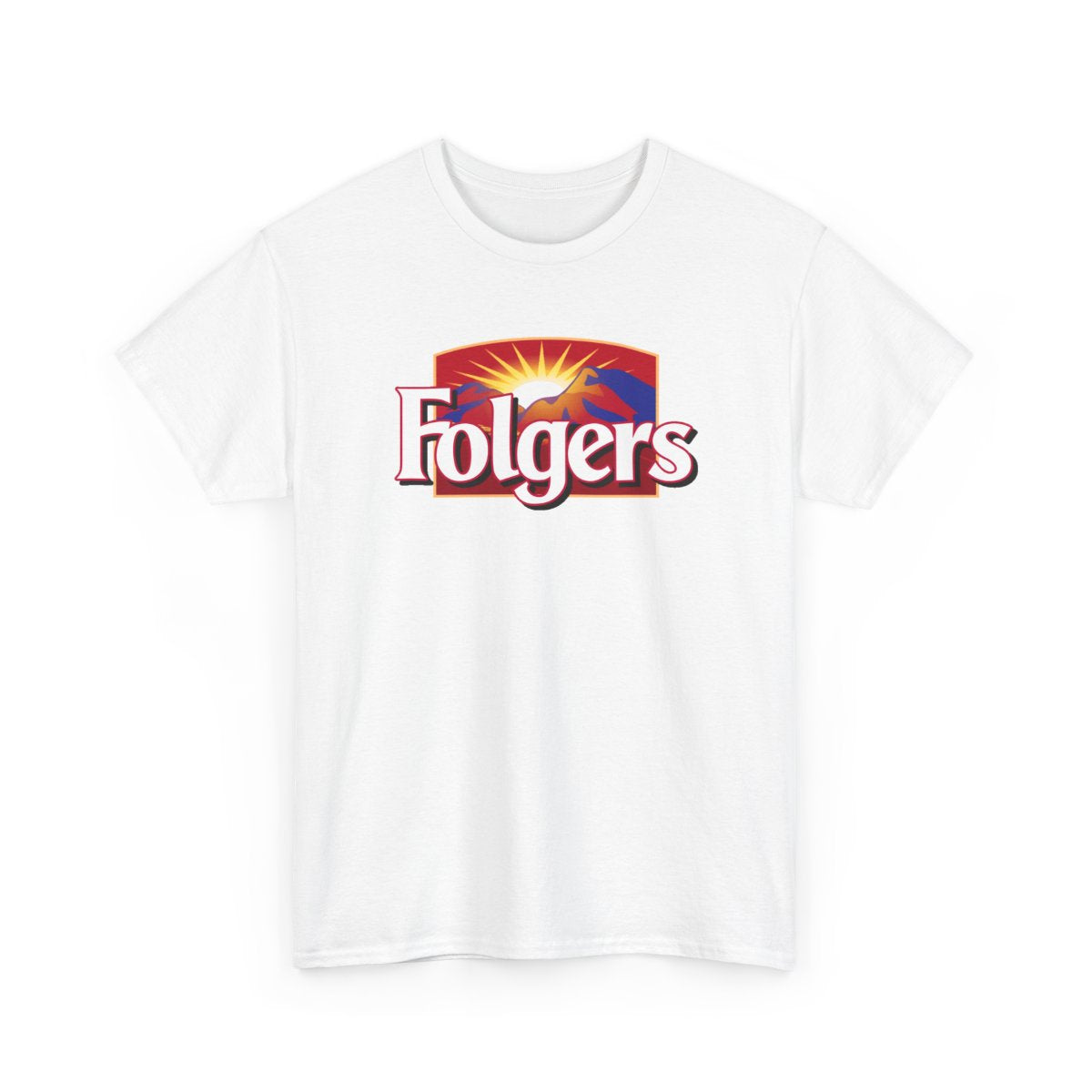 New Folgers Coffee Drink Logo Unisex funny T Shirt USA size S - 5XL