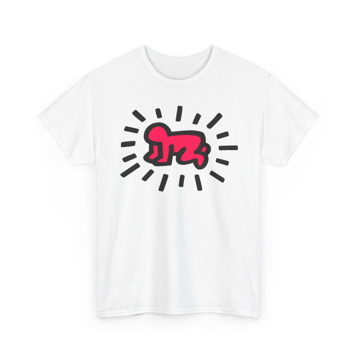 New Keith Haring Logo Unisex funny T Shirt USA size S - 5XL