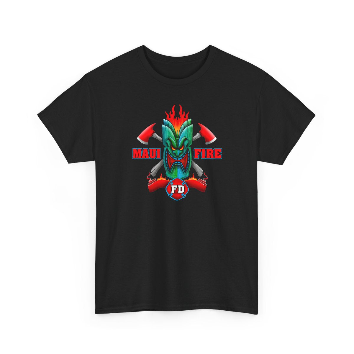 New Maui Fire Logo Unisex funny T Shirt USA size S - 5XL