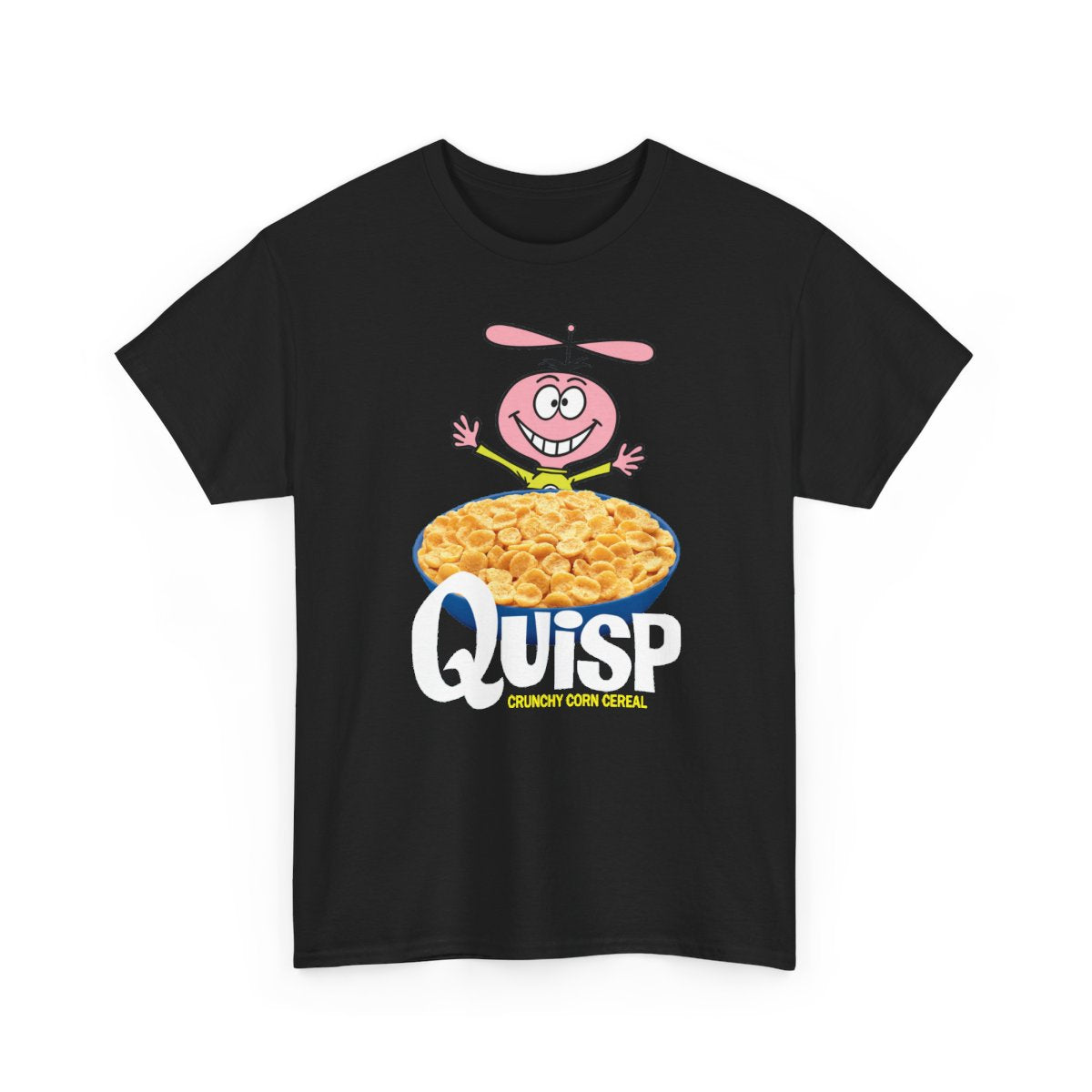 New Quisp Cereal Logo Unisex funny T Shirt USA size S - 5XL