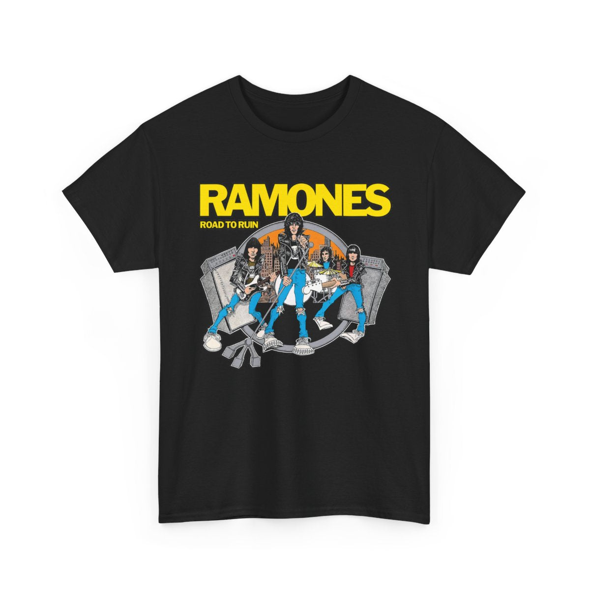 New Ramones Logo Unisex funny T Shirt USA size S - 5XL