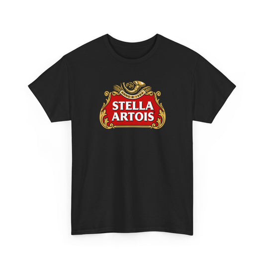 New STELLA ARTOIS Logo Unisex funny T Shirt USA size S - 5XL
