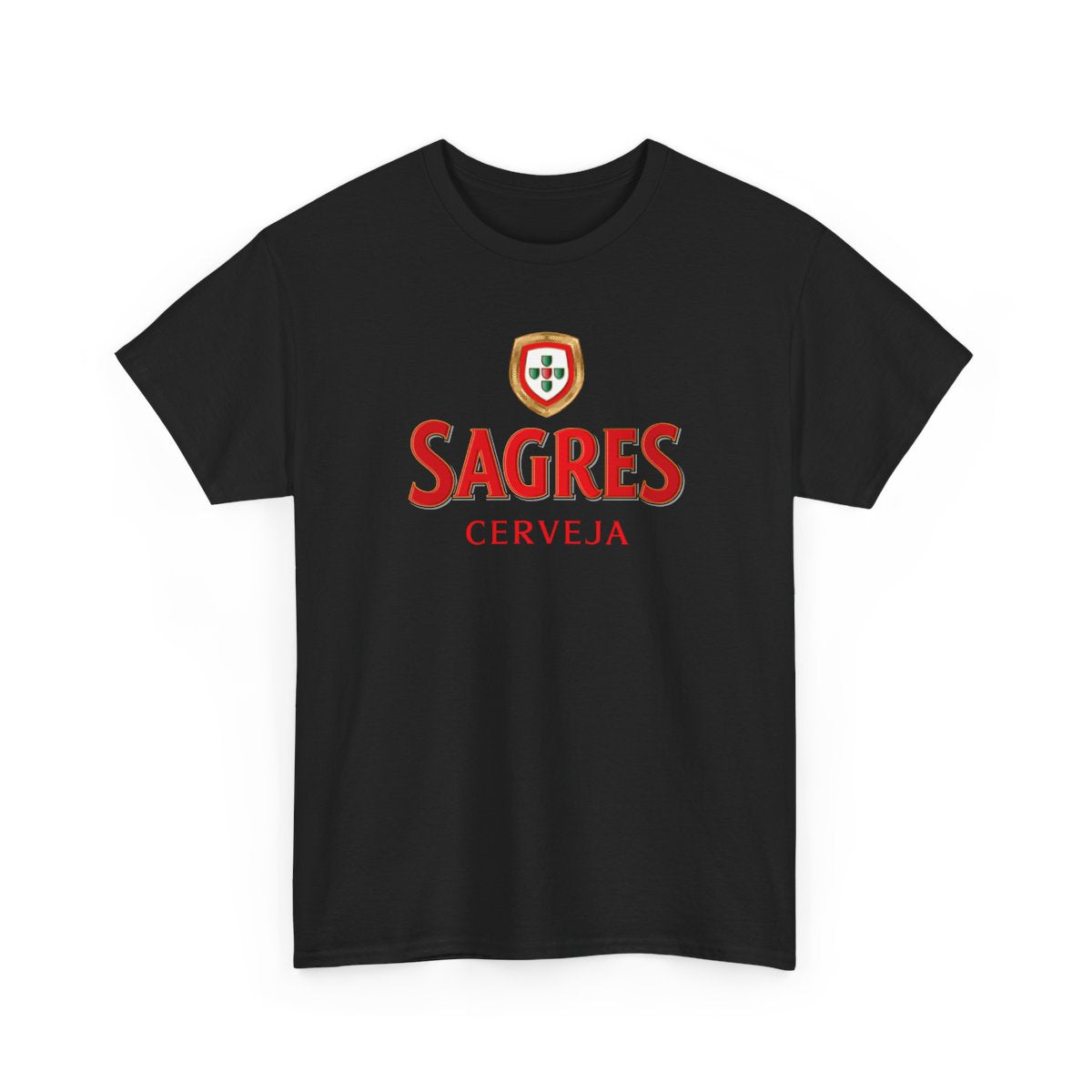 New Sagres Cerveja Logo Unisex funny T Shirt USA size S - 5XL