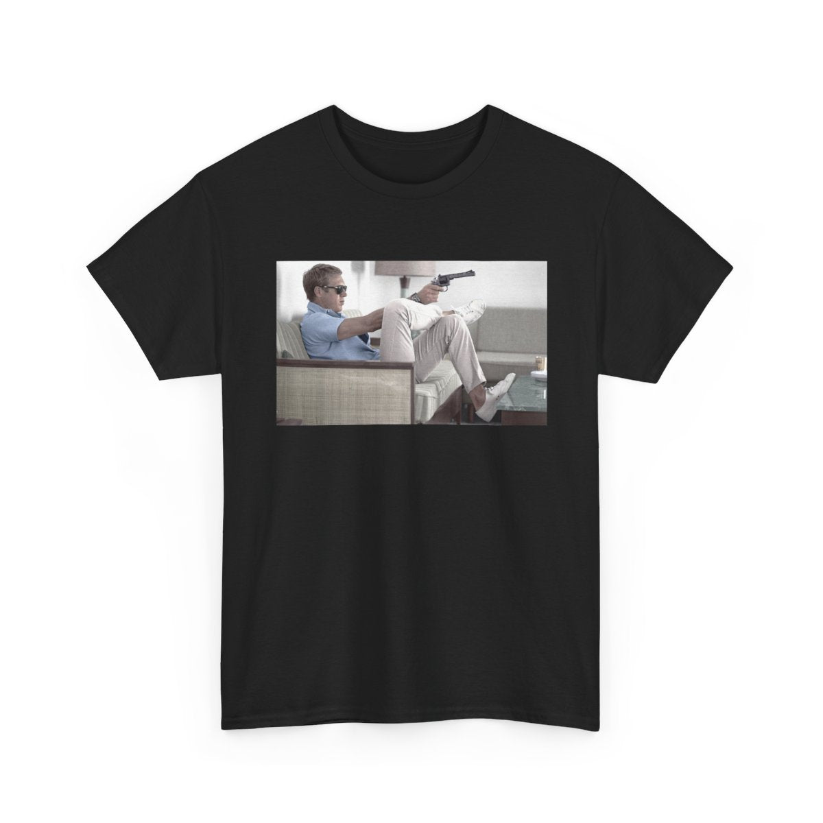 New Steve McQueen Logo Unisex funny T Shirt USA size S - 5XL