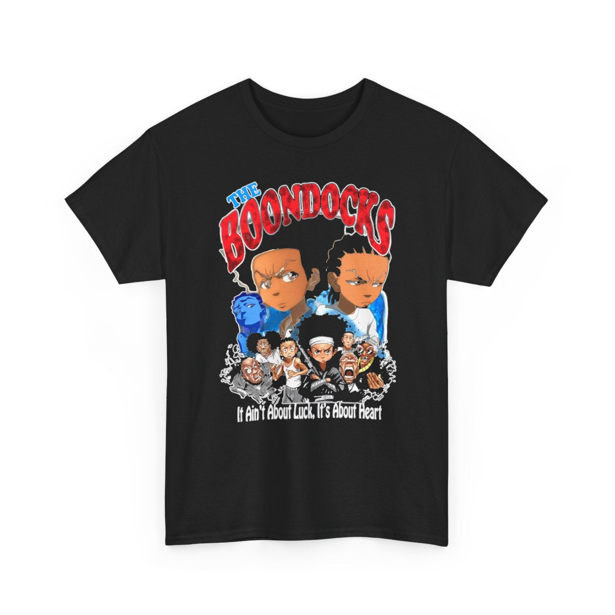 New The Boondocks Logo Unisex funny T Shirt USA size S - 5XL