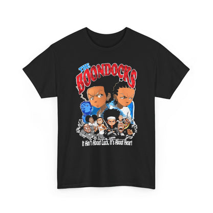 New The Boondocks Logo Unisex funny T Shirt USA size S - 5XL