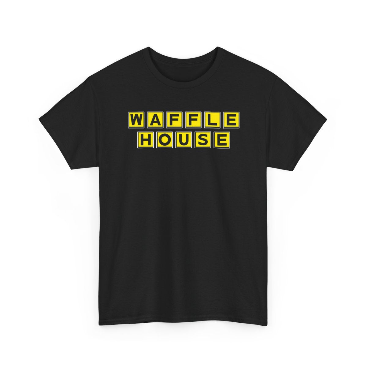 New Waffle House Logo Unisex funny T Shirt USA size S - 5XL
